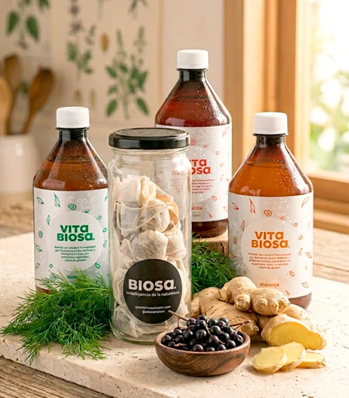 Vita Biosa + Te de hierbas naturales